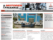 Tablet Screenshot of motorenfranke.de